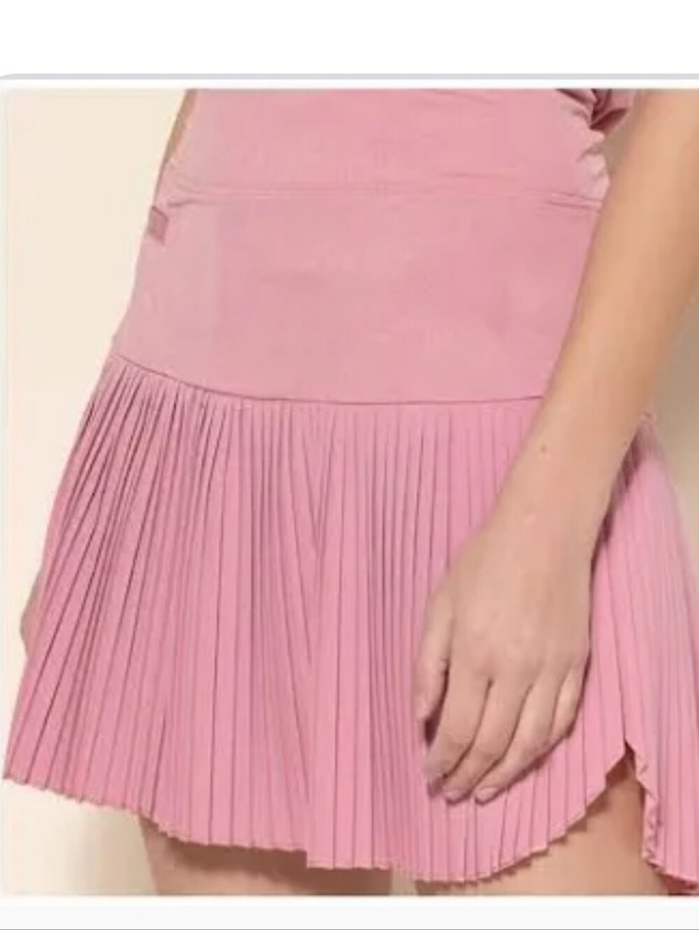 GGblue Luxe Sport Pink Golf Pickleball Skort W/ Pleated Skirt Small